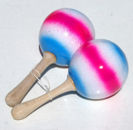 Maracas de madera