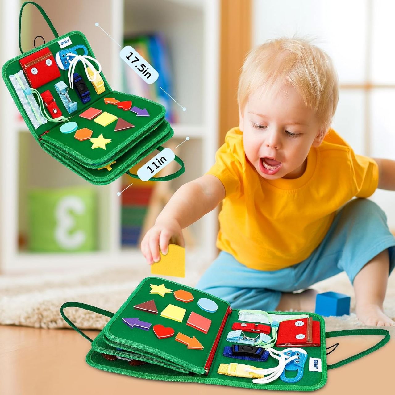Maletín Sensorial Montessori de 8 páginas