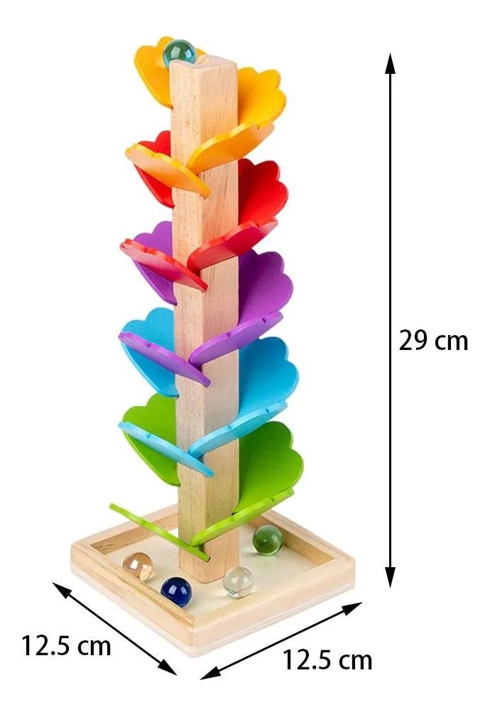 Torre de Canicas Musical / Árbol de Sonido de Madera