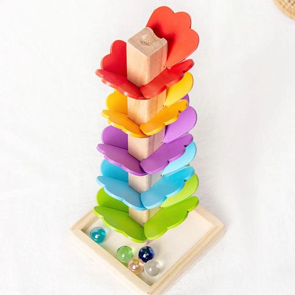 Torre de Canicas Musical / Árbol de Sonido de Madera